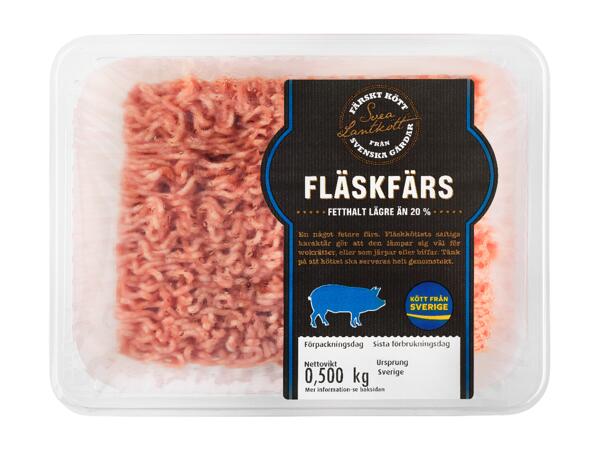 Färsk fläskfärs