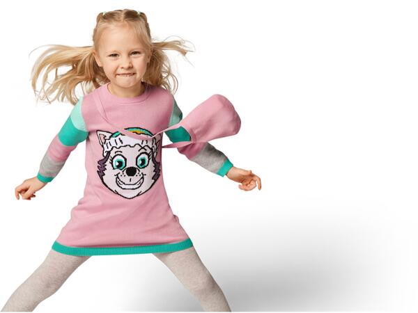 Paw Patrol PLETENÉ ŠATY S TAŠKOU
