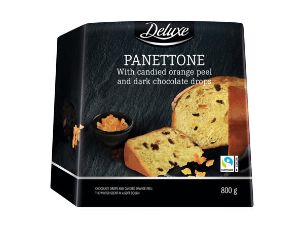 Panettone with Candied Orange Peel and Chocolate Drops