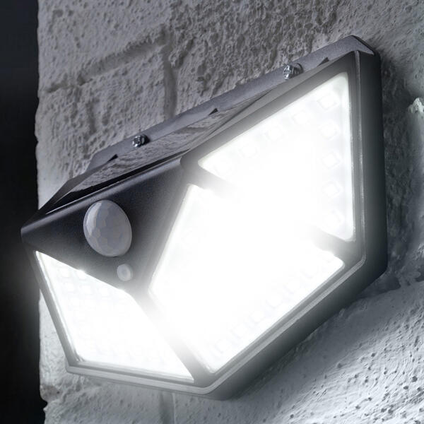 LED-Solar-Sicherheitslicht 2er-Set