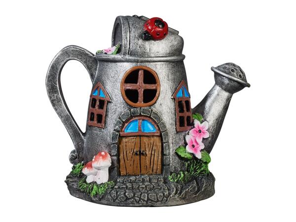 Livarno Home Decorative Solar-Powered Light - Watering Can Cottage
