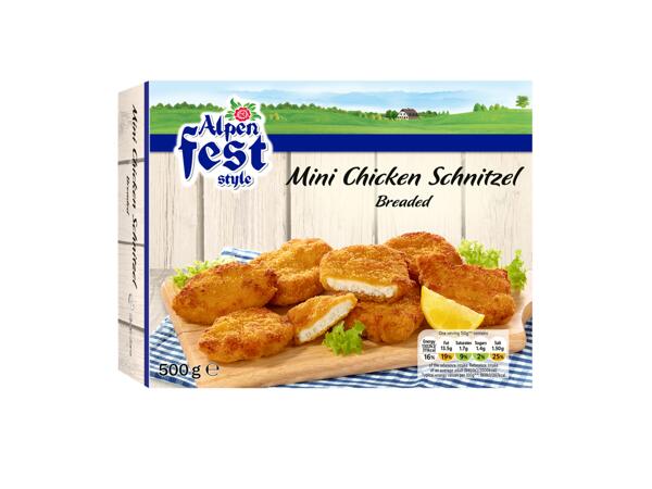 Mini Chicken Schnitzels