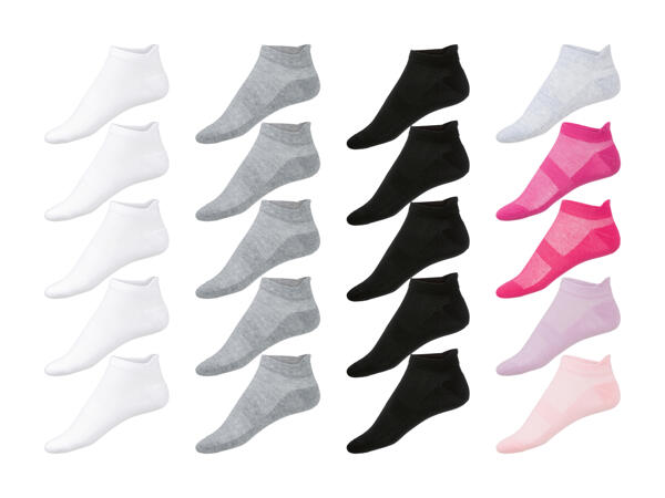 CRIVIT(R) Sneakersstrømper 5-pak