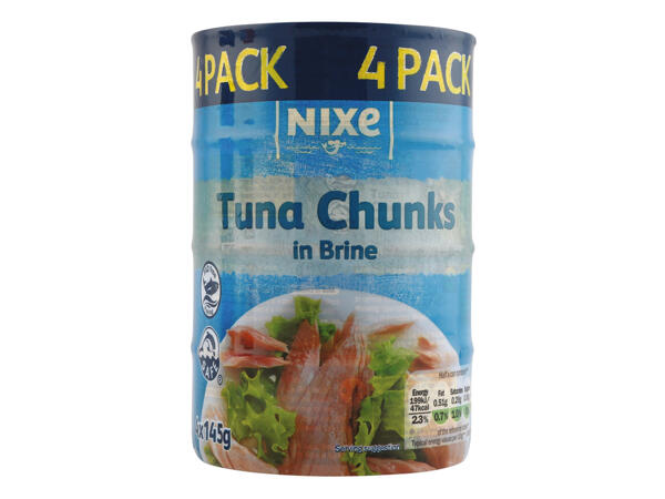 Tuna Chunks in Brine 4pk