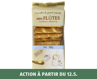 MINIFLÛTES FEUILLETÉES