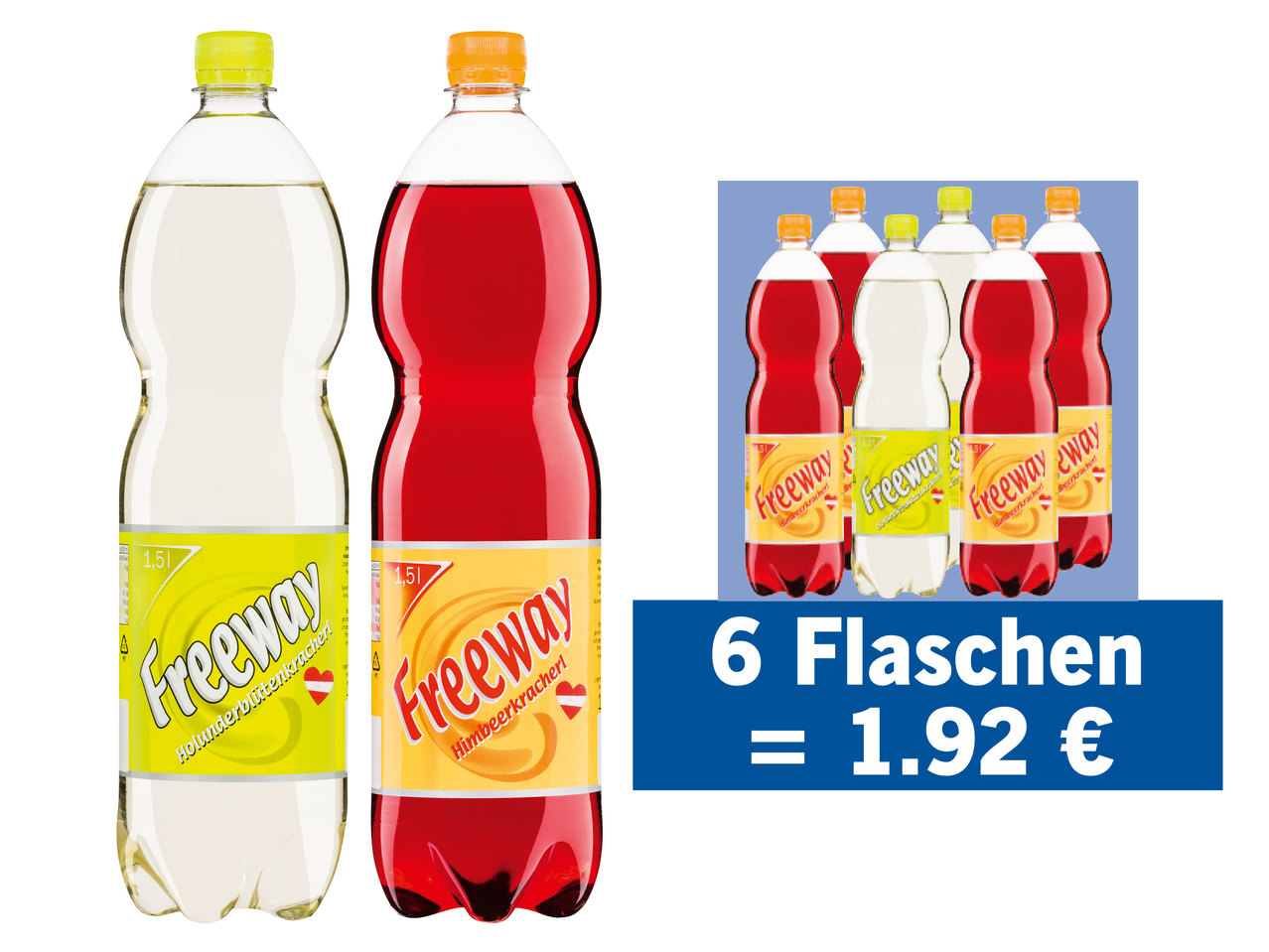FREEWAY Himbeer- oder Holunderblütenkracherl