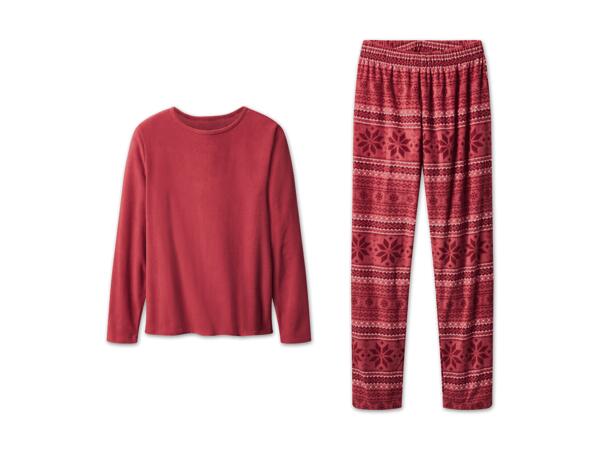 Damen/Herren Fleece-Pyjama