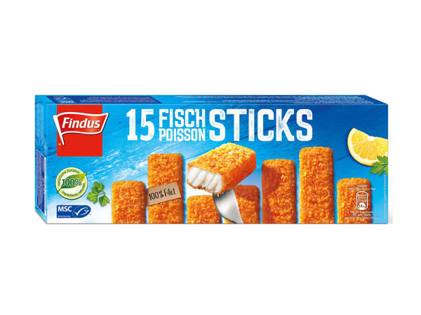 Bâtonnets de poisson Findus