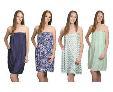 Huntington Home 2-Pack Microfiber Hair or Body Wrap Towel