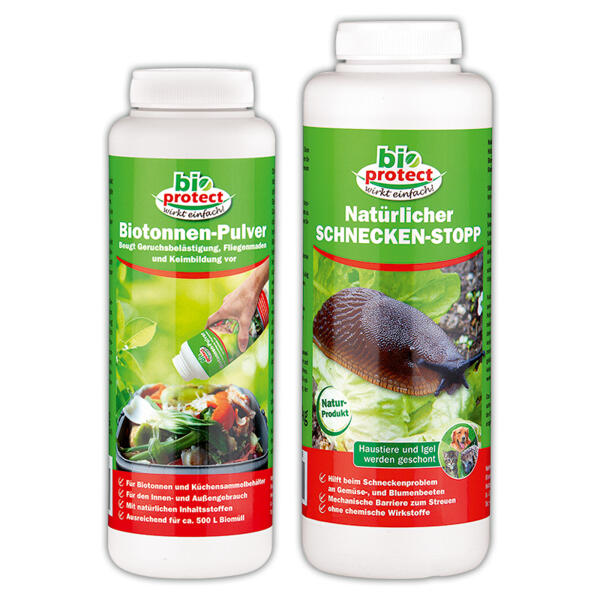 Biotonnen-Pulver / Natürlicher Schnecken-Stopp