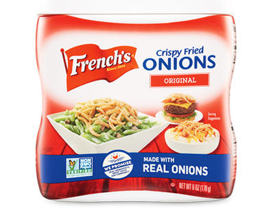 French's Crispy Onions 170g or Crispy Jalapeños 142g