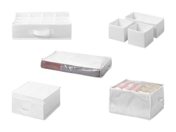 Assortiment de boîtes de rangement/​housse sous lit