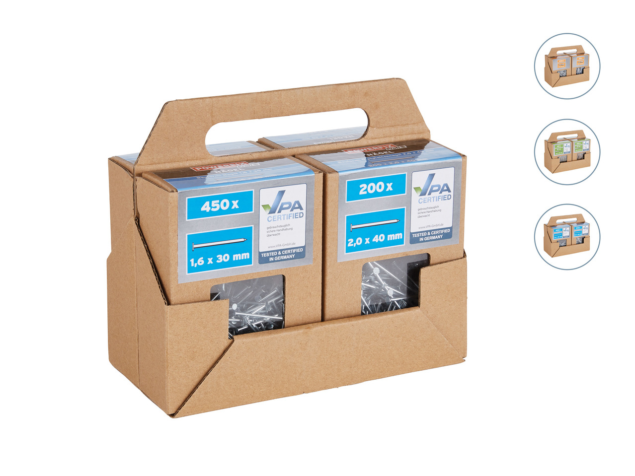 Powerfix Profi Chipboard Screws, Nails or Wall Plugs1