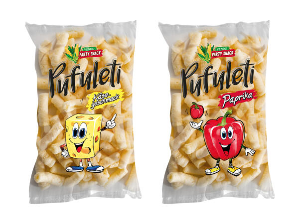 Bâtonnets au maïs Vendo Pufuleti