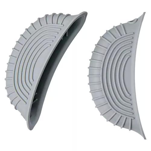 2 Pack Silicone Grippers, Gray