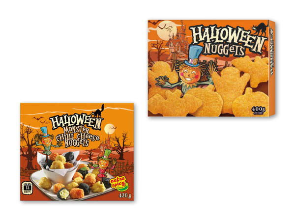 Halloween nuggets eller monster chili cheese nuggets