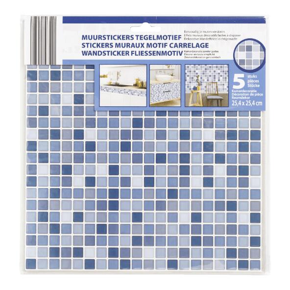Autocollants mosaïques, 5 pcs