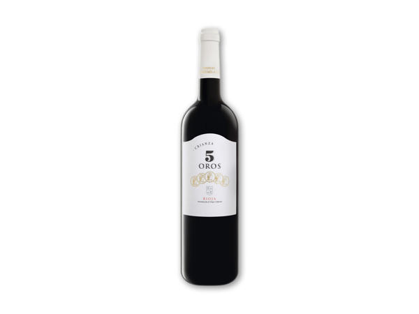 5 OROS Rioja D.O.Ca Tinto Crianza