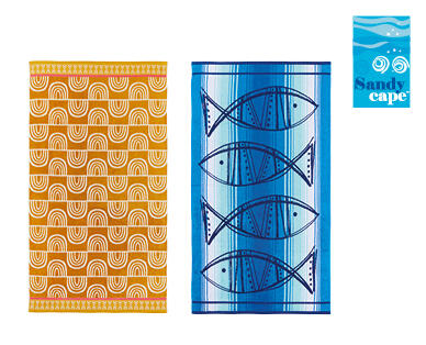 Terry Jacquard Beach Towel