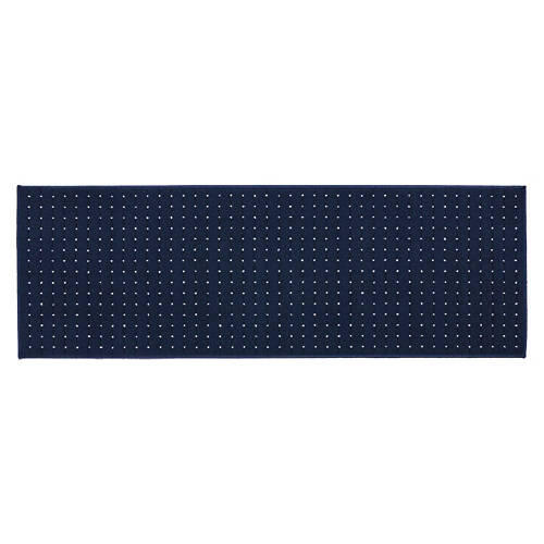 2' x 6 ' Utility Runner - Navy Pindot