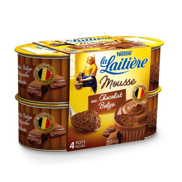 Chocolademousse, 4 st.