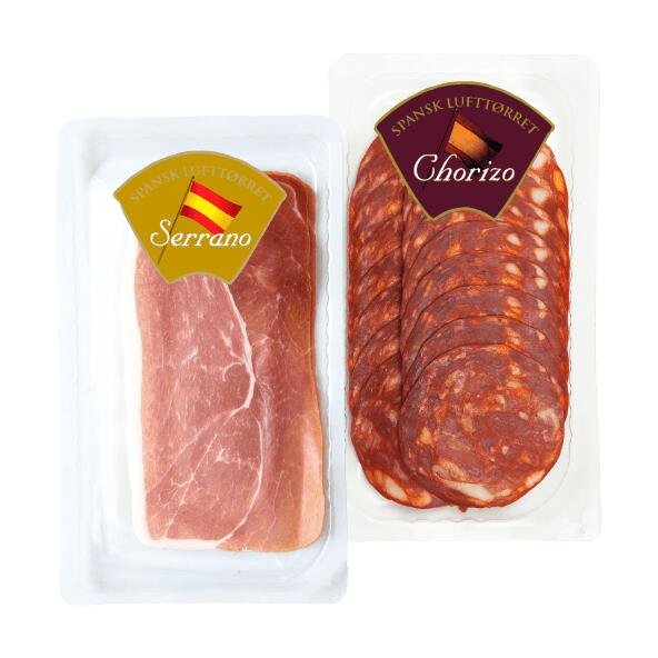 Chorizo eller Serrano