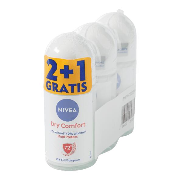 NIVEA(R) 				Deoroller, 3 St.