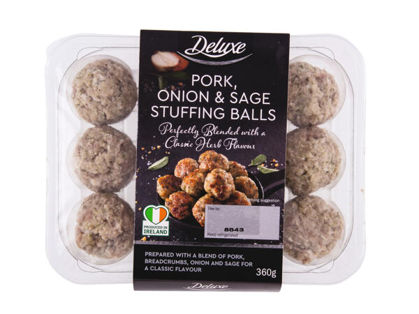 Pork Onion and Sage Stuffing Balls