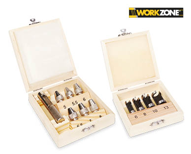 Assorted Wood and Glass Drill Bit Sets