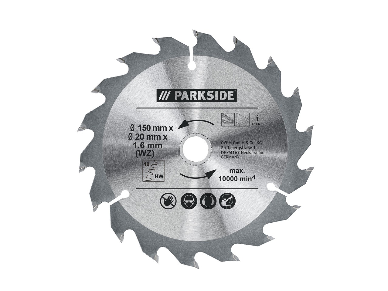 Circular Saw Blade, 150mm