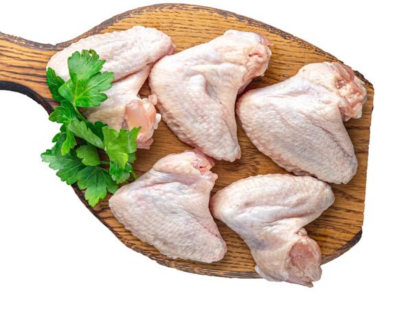 Frische Maishendl Flügel