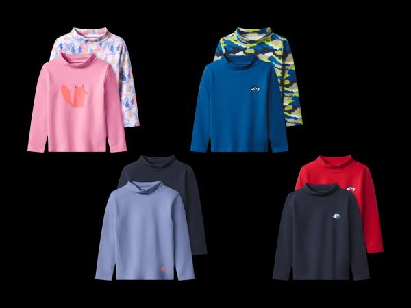 Kleinkinder Thermo-Langarmshirt, 2 Stück