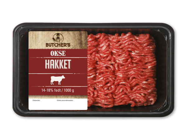 Hakket oksekød