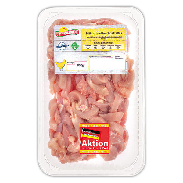 Hähnchen Oberkeulen Geschnetzeltes