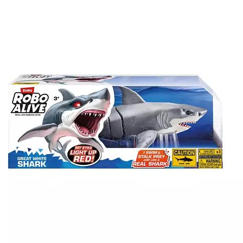 Kid's Robotics Pet Toy - White Shark