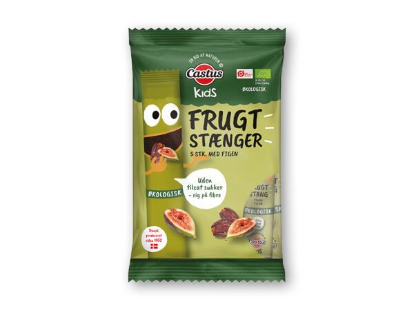 Castus økologiske frugtstænger eller Tiny People's Choice