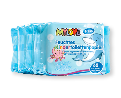 Salviettine igieniche umidificate per bambini MYLOVE