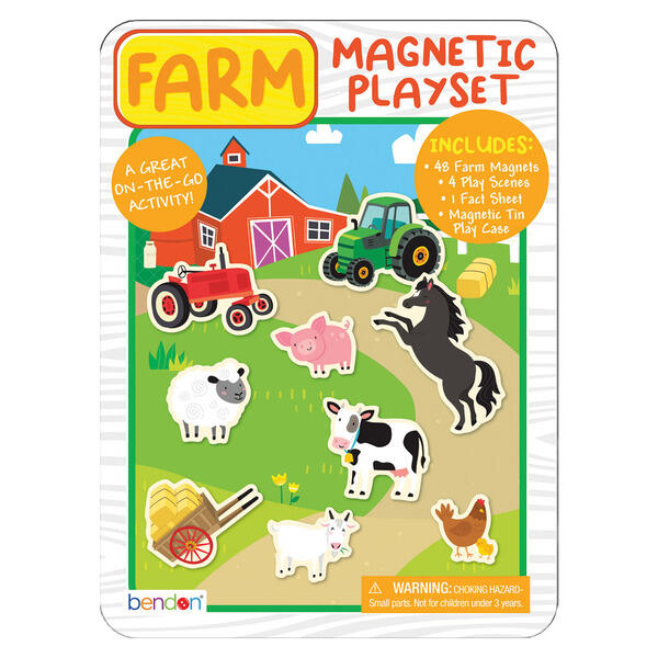 Bendon Farm Animals Tin Activities