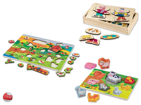 Holz-Puzzle Lernspiel