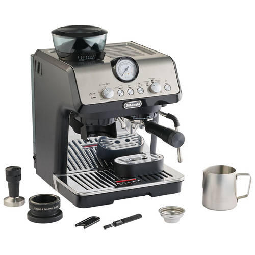 Espresso and Cappuccino Maker with Grinder