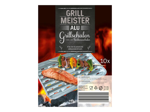GRILLMEISTER Aluminium-Grillschalen