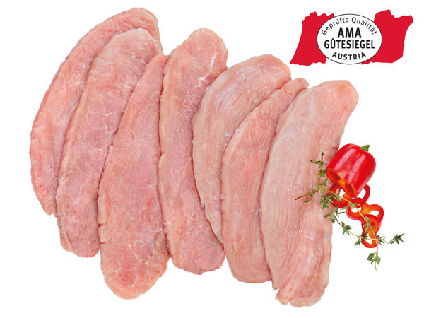 Frische Schweineschnitzel