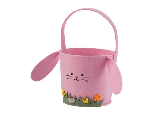 Livarno Home Decorative Easter Basket - Pink