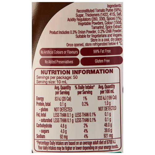 Spicy BBQ Sauce 500 ml
