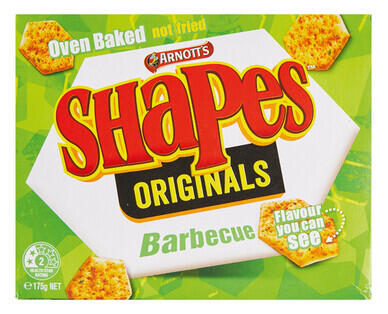 Arnott's BBQ Shapes 175g