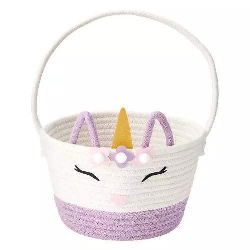Character Rope Easter Basket - Unicorn