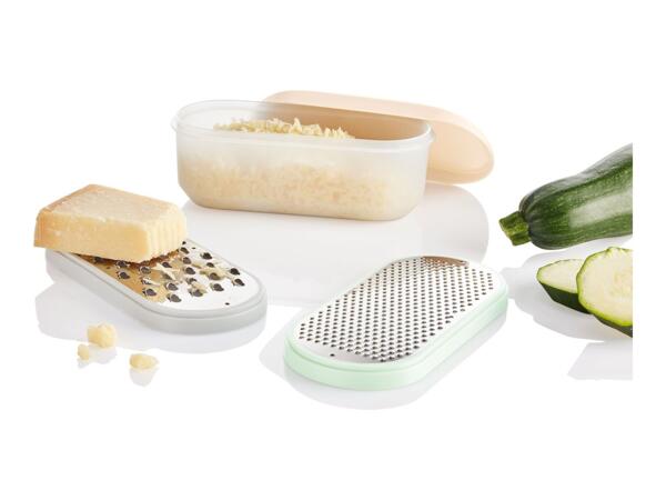 Livarno Home Grater/​Fruit and Veg Chopper Set - 4 Pieces