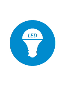 Pommeau de douche à éclairage LED