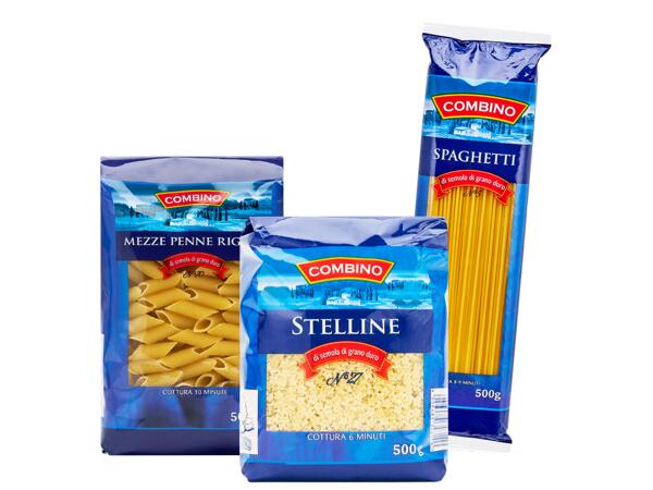Spaghetti, Mezze Penne Rigate or Stelline