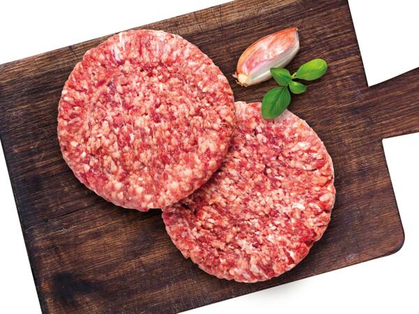 Frische Rinder Hamburger Patties